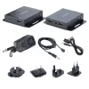 StarTech.com Przedłużacz HDMI 4K przez kabel Ethernet CAT6/CAT5, Przedłużacz wideo 4K 30 Hz lub 1080p 60 Hz, HDMI przez kabel Ethernet, Zestaw nadajnika i odbiornika HDMI, Pilot IR