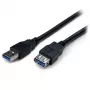 StarTech.com 2m Czarny kabel przedłużający SuperSpeed USB 3.0 A-A M/F