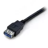 StarTech.com 2m Czarny kabel przedłużający SuperSpeed USB 3.0 A-A M/F
