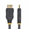 StarTech.com Kabel przedłużający HDMI 2.0 3.3ft (1m), High Speed HDMI kabel oszczędzający port, 4K 60Hz, HDMI męski na żeński adapter przedłużający, kabel przedłużający HDMI, M/F