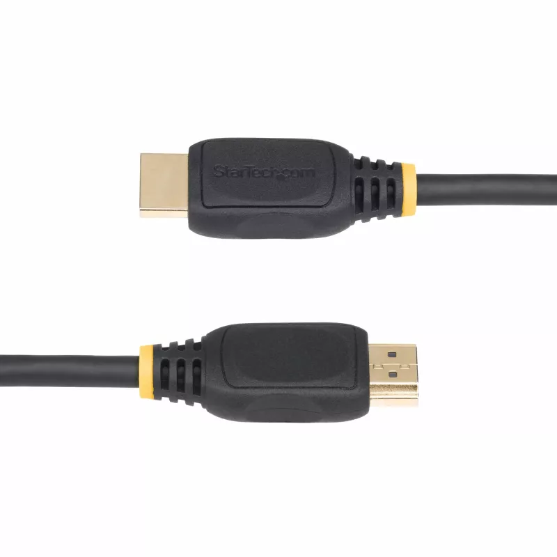 StarTech.com Kabel przedłużający HDMI 2.0 3.3ft (1m), High Speed HDMI kabel oszczędzający port, 4K 60Hz, HDMI męski na żeński adapter przedłużający, kabel przedłużający HDMI, M/F