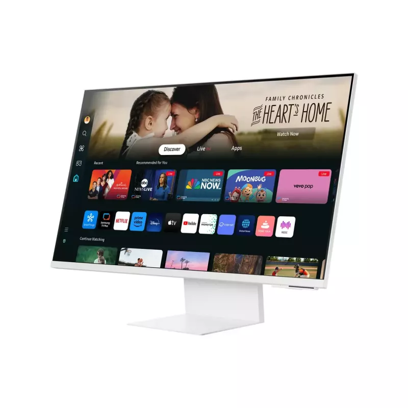 Monitor komputerowy Samsung M80D 81,3 cm (32 cale) 3840 x 2160 pikseli 4K Ultra HD LED Biały