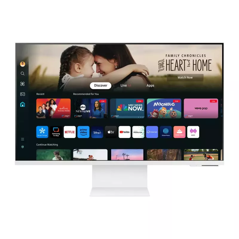 Monitor komputerowy Samsung M80D 81,3 cm (32 cale) 3840 x 2160 pikseli 4K Ultra HD LED Biały