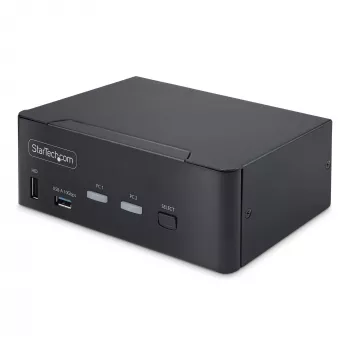StarTech.com P2CDD143-KVM-SWITCH przełącznik KVM Czarny