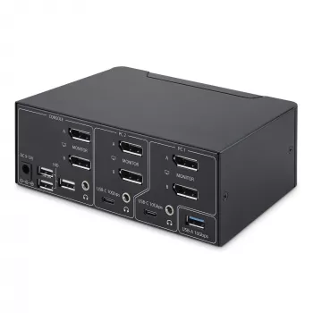 StarTech.com P2CDD143-KVM-SWITCH przełącznik KVM Czarny