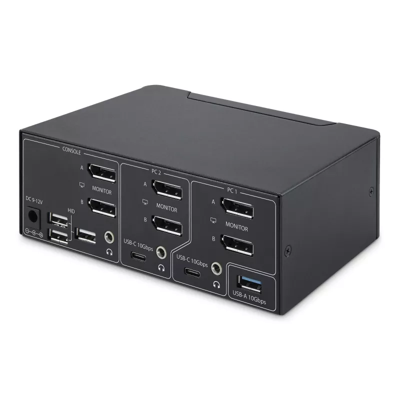 StarTech.com P2CDD143-KVM-SWITCH przełącznik KVM Czarny
