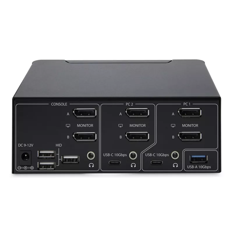 StarTech.com P2CDD143-KVM-SWITCH przełącznik KVM Czarny