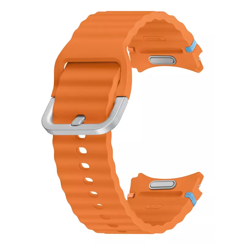 Samsung Sport Band (S/M) dla Galaxy Watch 7, Pasek, Smartwatch, Pomarańczowy, Samsung, Galaxy Watch7/Watch6/Watch5 Pro/Watch4 Sport, Guma