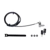 StarTech.com 3-w-1 uniwersalna linka blokująca do laptopa 6,6 stóp (2 m), linka zamykana na klucz systemem Master Key, zabezpieczenie komputera, kompatybilna z Noble Wedge®/Nano/K-Slot; antykradzieżowa linka odporna na przecięcie