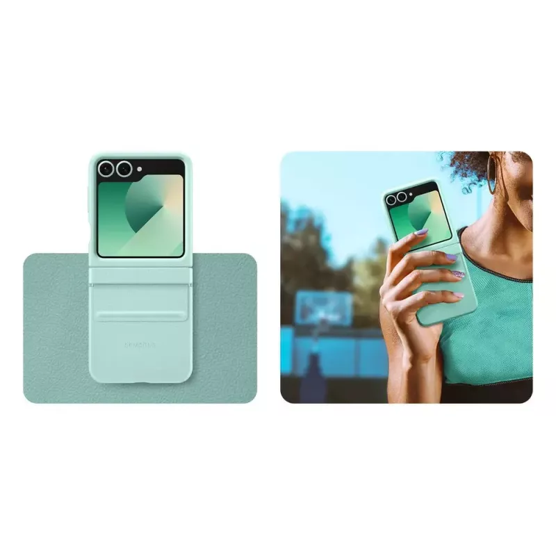 Samsung EF-VF741PMEGWW etui na telefon komórkowy 17 cm (6,7 cala) Cover kolor miętowy
