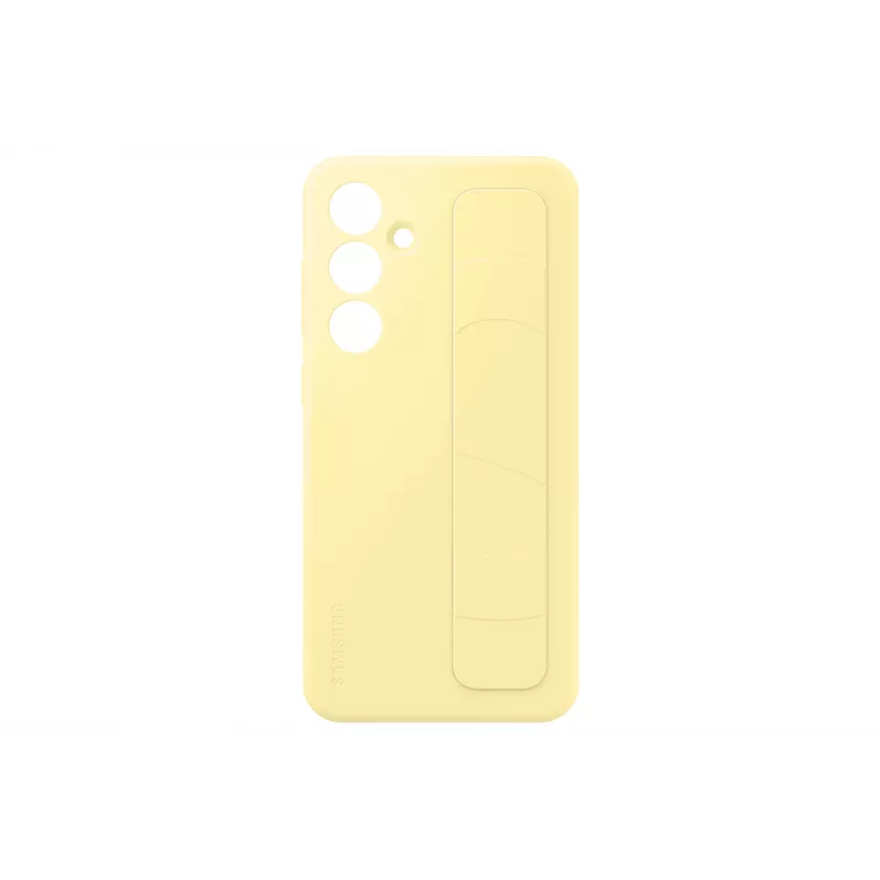 Cover Samsung Galaxy S24 FE Monochromatic żółty with Desktop Stand