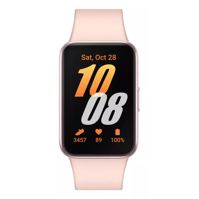 Smartwatch Samsung Galaxy Fit3 40 mm obudowa aluminiowa, 1,6 cala AMOLED, Bluetooth 5.3, 208 mAh, różowe złoto