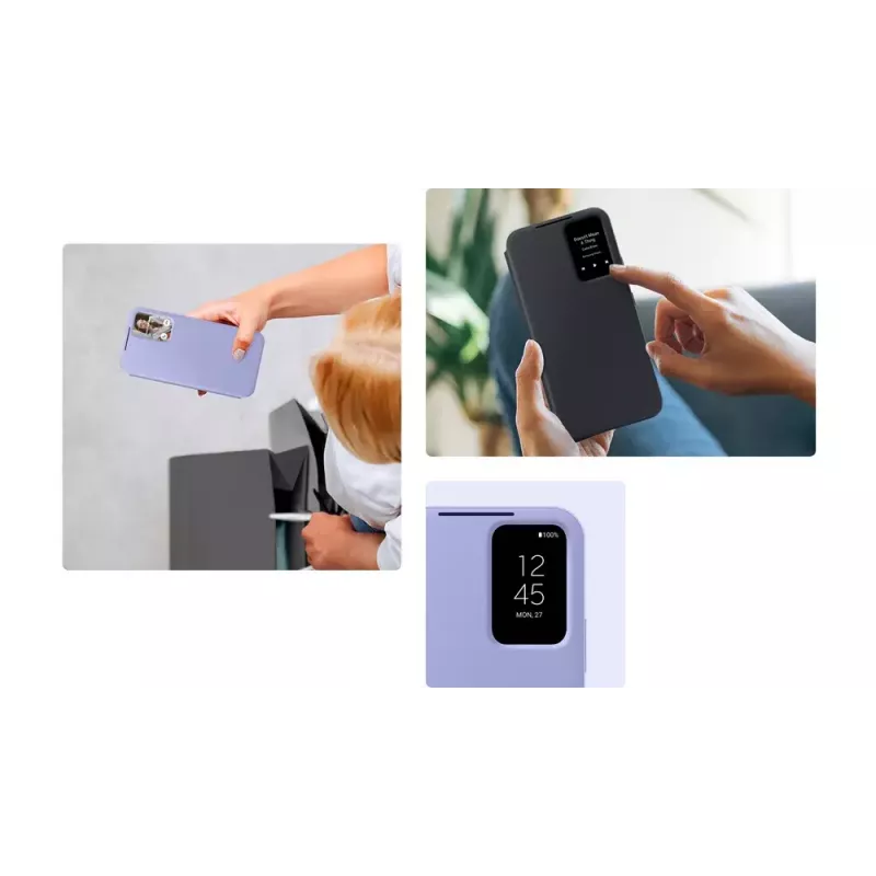 Etui Samsung EF-ZA546 do telefonu komórkowego 16,3 cm (6,4 cala) Etui z klapką Czarny