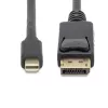 StarTech.com 6ft (2m) Mini DisplayPort do DisplayPort kabel 1.2 - 4K x 2K UHD Mini DisplayPort do DisplayPort adapter kablowy - Mini DP do DP kabel do monitora - mDP do DP przewód konwertera