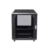 StarTech.com 4-słupkowa szafa rack 12U do serwerów, zamykana 19-calowa szafa do przechowywania danych dla sprzętu komputerowego / AV / IT, szafa sieciowa do biura / domu z kółkami i regulowanymi szynami montażowymi