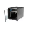 StarTech.com 4-słupkowa szafa rack 12U do serwerów, zamykana 19-calowa szafa do przechowywania danych dla sprzętu komputerowego / AV / IT, szafa sieciowa do biura / domu z kółkami i regulowanymi szynami montażowymi