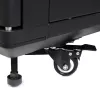 StarTech.com 4-słupkowa szafa rack 12U do serwerów, zamykana 19-calowa szafa do przechowywania danych dla sprzętu komputerowego / AV / IT, szafa sieciowa do biura / domu z kółkami i regulowanymi szynami montażowymi