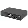 Intellinet 8-portowy gigabitowy przełącznik Ethernet PoE+ z 2 portami uplink o mocy 120 W
