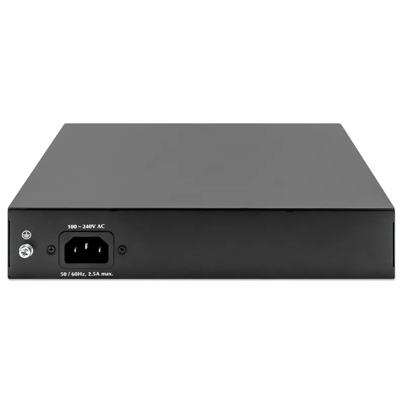 Intellinet 8-portowy gigabitowy przełącznik Ethernet PoE+ z 2 portami uplink o mocy 120 W