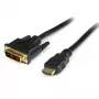 StarTech.com Kabel HDMI na DVI-D 2 m - M/M, 2 m, HDMI, DVI-D, Męski, Męski, Złoty