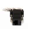 StarTech.com DB9 na RJ45 Adapter modułowy - M/Ż, DB-9, RJ-45, Czarny