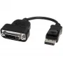 StarTech.com Adapter DisplayPort na DVI — Aktywny adapter DisplayPort na DVI-D / konwerter wideo 1080p — Klucz sprzętowy adaptera kabla monitorowego DP 1.2 na DVI — Adapter DP na DVI — Zatrzaskowe złącze DP