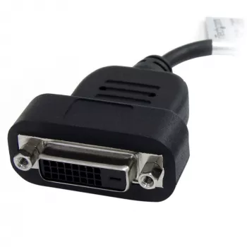 StarTech.com Adapter DisplayPort na DVI — Aktywny adapter DisplayPort na DVI-D / konwerter wideo 1080p — Klucz sprzętowy adaptera kabla monitorowego DP 1.2 na DVI — Adapter DP na DVI — Zatrzaskowe złącze DP