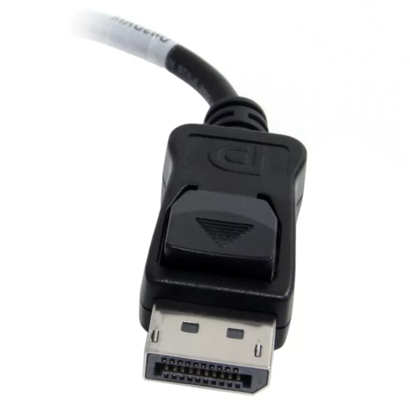 StarTech.com Adapter DisplayPort na DVI — Aktywny adapter DisplayPort na DVI-D / konwerter wideo 1080p — Klucz sprzętowy adaptera kabla monitorowego DP 1.2 na DVI — Adapter DP na DVI — Zatrzaskowe złącze DP