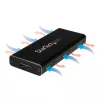 Obudowa na dysk SSD M.2 StarTech.com do dysków M.2 SATA – USB 3.1 (10 Gb/s) z kablem USB-C