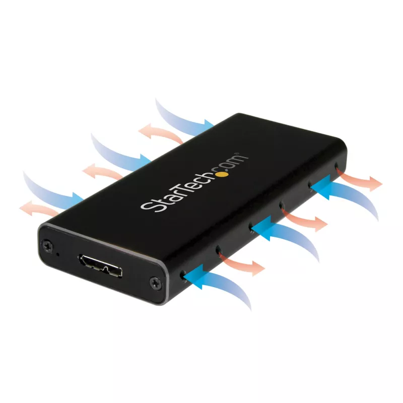 Obudowa na dysk SSD M.2 StarTech.com do dysków M.2 SATA – USB 3.1 (10 Gb/s) z kablem USB-C
