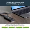 Obudowa na dysk SSD M.2 StarTech.com do dysków M.2 SATA – USB 3.1 (10 Gb/s) z kablem USB-C