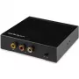 StarTech.com Konwerter HDMI na RCA z dźwiękiem, Aktywny konwerter wideo, Czarny, REACH, FCC, 1920 x 1080 pikseli, 640 x 480,800 x 600,1920 x 1080, 480p, 576p, 720p, 1080p