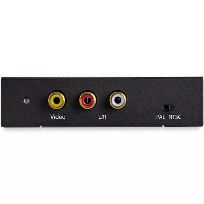StarTech.com Konwerter HDMI na RCA z dźwiękiem, Aktywny konwerter wideo, Czarny, REACH, FCC, 1920 x 1080 pikseli, 640 x 480,800 x 600,1920 x 1080, 480p, 576p, 720p, 1080p