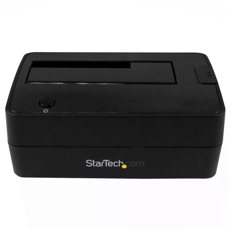Stacja dokująca StarTech.com Single Bay USB 3.1 do SATA, dok do dysków twardych USB 3.1 (10 Gb/s), zewnętrzna stacja dokująca dla dysków HDD/SSD SATA III 2,5/3,5 cala, wnęka na dyski ładowana od góry