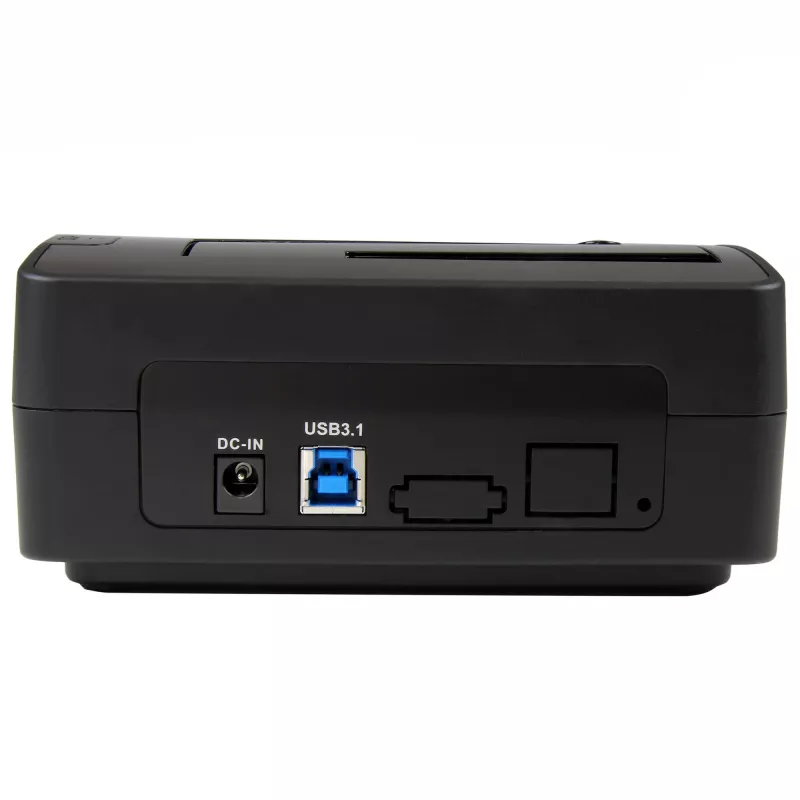 Stacja dokująca StarTech.com Single Bay USB 3.1 do SATA, dok do dysków twardych USB 3.1 (10 Gb/s), zewnętrzna stacja dokująca dla dysków HDD/SSD SATA III 2,5/3,5 cala, wnęka na dyski ładowana od góry