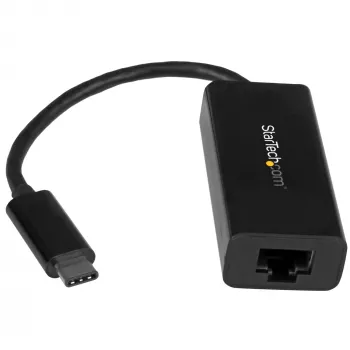 StarTech.com Adapter USB-C na Gigabit Ethernet - Czarny