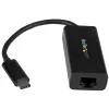 StarTech.com Adapter USB-C na Gigabit Ethernet - Czarny