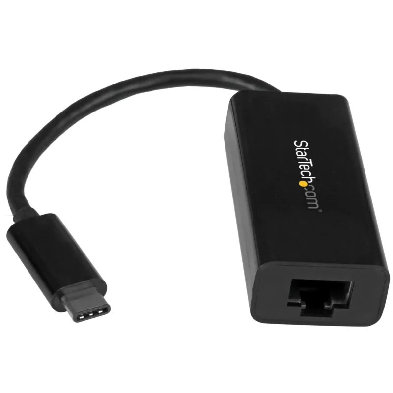 StarTech.com Adapter USB-C na Gigabit Ethernet - Czarny