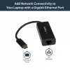 StarTech.com Adapter USB-C na Gigabit Ethernet - Czarny