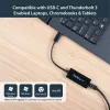StarTech.com Adapter USB-C na Gigabit Ethernet - Czarny