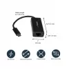 StarTech.com Adapter USB-C na Gigabit Ethernet - Czarny
