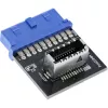 InLine USB 3.0 na USB 3.1 Panel przedni Key-A Adapter wewnętrzny