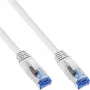InLine Patch kabel S/FTP PiMF Cat.6A bezhalogenowy 500MHz biały 2m