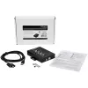 StarTech.com 4-portowy koncentrator szeregowy USB do RS232/RS485/RS422 – przemysłowy konwerter szeregowy USB 2.0 na DB9 – stopień ochrony IP30 – metalowy koncentrator szeregowy do montażu na szynie DIN – ochrona ESD 15 kV