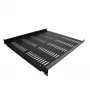 StarTech.com SHELF-1U-20-FIXED-V półka wentylowana 1U do szafy serwerowej, 19", wspornikowa, montaż z przodu, nośność 25 kg, głębokość 20" (50 cm), czarna