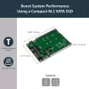 StarTech.com M.2 SATA SSD to 2.5in SATA Adapter - M.2 NGFF to SATA Converter - 7mm - Open-Frame Bracket - M2 Hard Drive Adapter