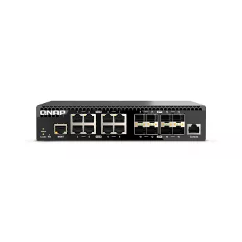 Przełącznik sieciowy QNAP QSW-M3216R-8S8T zarządzalny L2/L3 10G Ethernet (100/1000/10000) 1U czarny