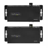 StarTech.com Zestaw przedłużacza HDMI przez światłowód 4K, 4K 60 Hz do 3300 stóp/1 km (jednomodowy) lub 1000 stóp/300 m (wielomodowy) złącze światłowodowe LC, HDR, HDCP, przedłużacz audio 3,5 mm/RS232/IR, zestaw nadajnika i odbiornika