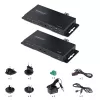 StarTech.com Zestaw przedłużacza HDMI przez światłowód 4K, 4K 60 Hz do 3300 stóp/1 km (jednomodowy) lub 1000 stóp/300 m (wielomodowy) złącze światłowodowe LC, HDR, HDCP, przedłużacz audio 3,5 mm/RS232/IR, zestaw nadajnika i odbiornika