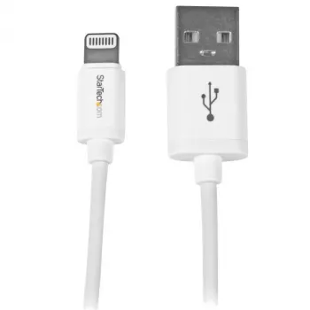 StarTech.com 1 m kabel USB na Lightning – kabel ładujący do iPhone / iPad / iPod – szybkie ładowanie kabel Lightning na USB – certyfikat Apple MFi – biały